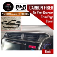 🔥SG SELLER🔥 Honda Jazz/Fit GK GK3 GK5 Car Air Vent Trim Aircon Vents Border Outer Frame Carbon Fiber Accessories