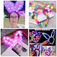 PER PC LED RABBIT LIGHT HEADSET /BUNNY FLOWER CROWN HEADSET