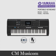 Yamaha PSR-E483 Portable Keyboard 61 keys