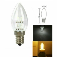 E12 LED Candelabra Light Bulb Candle Lamp Chandelier Light 10W Equivalent Lamps 220V 80LM Cool/Warm 