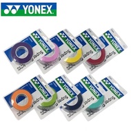 Yonex AC102C Racket Grip Tape (3pcs in 1 Roll / Pack) Slip Super Absorbent Synthetic Tennis Overgrip