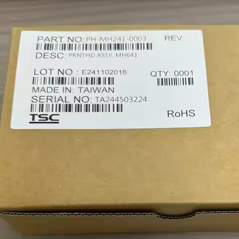new TPH TSC MH641 600 dpi print head thermal printhead , PN: PH-MH241-0003, MH640 MH641 printer spar