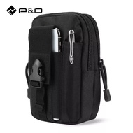 P&amp;D Tactical Waist Pouch EDC Molle Waist Bag Belt Phone Pouch Hiking Camping Purse Carrying Pouch