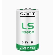 SAFT LS33600 3.6V lithium battery D-type No. 1 flow meter smart water meter battery ER34615