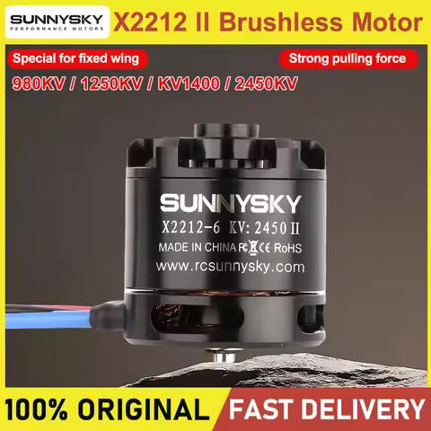 Original SUNNYSKY X2212 II 980KV/1250KV/KV1400/2450KV Brushless Motor (Short shaft )Quad-Hexa Copter