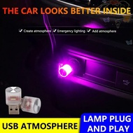 BLISS Car Ambient Light Car Accessories Computer Light Plug PC Portable USB Surface LED Ambient Ligh