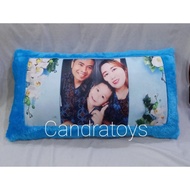 Set Kamar Tidur Bantal Costum Foto Bantal Cinta, Bantal Nama, Bantal