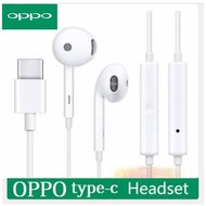 OP Type C A5 Pro RENO 14F 13F 12 11 10/Pro 9 8T Find X6 X5 X7 Pro O-Fresh Type C Earphone Hi-Res Aud