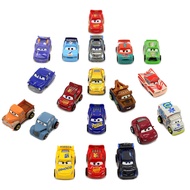 {CUB Toy City} Disney Pixar Cars series mini car set Lightning McQueen Black storm jackson police Cr