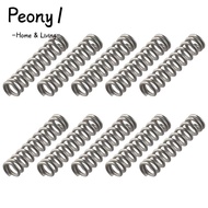 PEONY1 10Pcs Telescopic Spring, Stainless Steel 6mm OD Spring Steel Coil, Useful 1mm Wire Size Retur