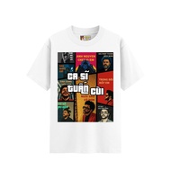 Áo Thun Ngắn Tay Cotton Ca Sĩ Tuấn Cùi The Weeknd - ÁO THẬP CẨM