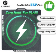 JUUPINE ESP Plate For Bambulab Build Plate Energy Saving Cool Plate 257x257 Non-toxic Double Sided F