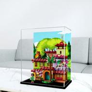 กล่องใสป้องกันฝุ่นอะคริลิกสำหรับ Lego 43202 Magic Full House Madrid กล่องแสดงบ้านมหัศจรรย์ของ Magica