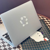 Cute Ghost Printed Shell for 2024 Macbook Pro14 M4 A3112 A3401 A3185 Pro16 M4 Air M3 A3113 A3114 Pro