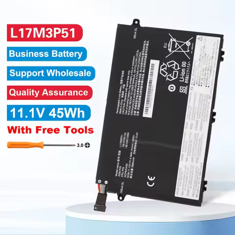 KingSener L17M3P51 L17M3P52 Laptop Battery for Lenovo ThinkPad E480 E485 E490 E580 E585 E590 R480 R5