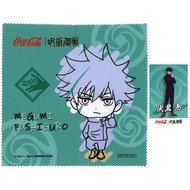 【LIMITED】Official JJK X COCA COLA Collab Merchandise Multipurpose Cloth & Card - Fushiguro Megumi / 