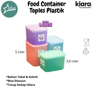 /sealware Plastic Jar Food Container Kiara Luna Jar 3.6 Liter - 5 Liter