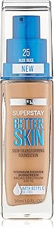 Maybelline New York Super Stay Better Skin Foundation, Nude Beige, 1 fl. oz.
