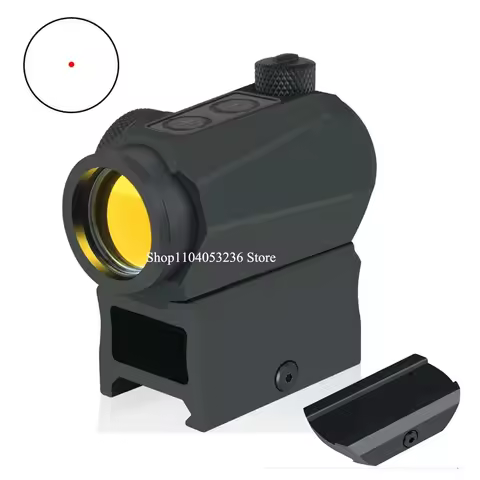 Tactical R5 1x20mm Red Dot Sight 2 MOA Compact Hunting Rifle Optic Shooting Shockproof Waterproof fo