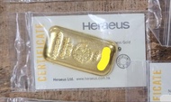 <低溢價現貨> 香港賀利氏(Heraeus).9999金條100克(CAST BAR)証書版 (2.6717兩)