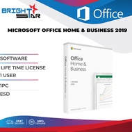 SOFTWARE / MICROSOFT OFFICE HOME & BUSINESS 2019 / LIFE TIME LICENSE / 1 USER / 1 PC / ESD