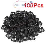 CHIHIRO1X3EE 100Pcs/bag 18650 Battery Cell Holder, Portable Plastic Battery Bracket, Cylindrical wit