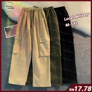 Korean Style Cargo Pants Women Plus Size Baggy Cargo Girl Pants Plus Size Girl Pants Ootd Cargo Pant