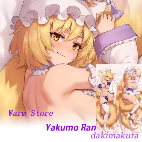 Dakimakura Anime Yakumo Ran Touhou Double-sided Print Life-size Body Pillow
