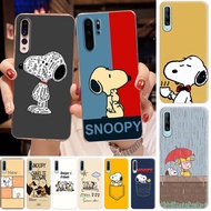 Snoopy Charlie Brown Huawei P20 Pro P30 Lite P30 Pro Clear Shockproof Silicone phone Case