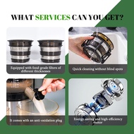 MOSEENER Commercial Automatic Big Mouth Juicer Extractor Machine Fruit Slow Juicer Machine Stainless