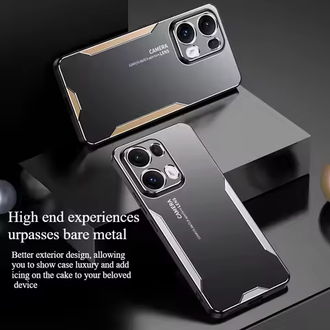 Aluminum Alloy Metal Matte Case For OPPO A40/M 80 60 79 98 18 38 58 78 57 36 76 96 Reno 13 12 11 Pro