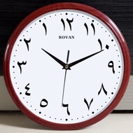 ROVAN Wall Clock Jam Dinding Tawaf CounterClockwise Tawaf128 Wood