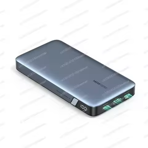 145W Power Bank 20000mAh 25000mAh Portable Charger USB C 3-Port PD3.0 Battery Pack Digital Display 6