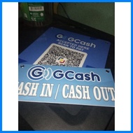 ♕  ◉ ▨ gcash  QR code and cash in cash out SIGNAGE