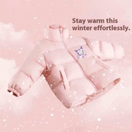 TUmama แจ็คเก็ตฤดูหนาวสำหรับเด็กพิมพ์ลายการ์ตูนน่ารักพร้อมซับในขนแกะอบอุ่นซิปด้านหน้าและคอตั้งสำหรับ