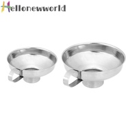 Hellonewworld Stainless Steel Wide Mouth Canning Funnel Salad Dressing Funnel Oil Leak