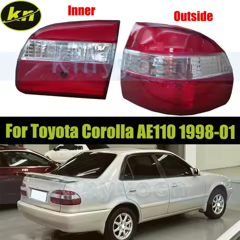 Rear Bumper Tail Light Tail Lamp For Toyota Corolla AE110 1998 1999 2000 Taillight Taillamp Brake Li