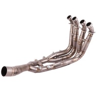 60 มม.สำหรับ BMW S1000RR s 1000rr 2017-2018 & 2019-2023 รถจักรยานยนต์ไอเสีย Slip-On ด้านหน้า Link ท่