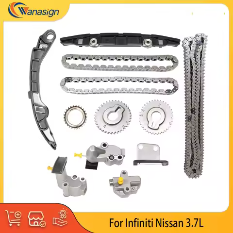 Engine Part Timing Chain Kit Fit 3.7 L V6 Gas For Infiniti Nissan 370Z QX70 G37 M37 Q60 V36 VQ37VHR
