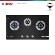 Bosch Series 4 78cm Gas Hob Tempered Glass, 3 Burner - PMD83A31AX