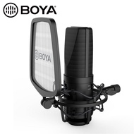 BOYA BY-M1000 Large Diaphragm Condenser Microphone Mic Audio Recorder Music Recording BY M1000