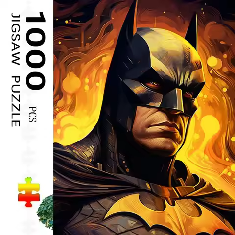 1000 pcs Comics Batman DC Puzzle Home Decor Adults Puzzle Games Family Fun Floor Puzzles Educational