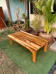 Sukthongแพร่ โต๊ะญี่ปุ่นไม้สัก 60×120สูง37ซม. โต๊ะไม้สัก โต๊ะกลาง โต๊ะนั่งพื้น โต๊ะเขียนหนังสือ โต๊ะ