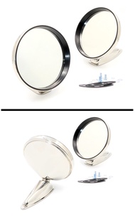 กระจกมองข้าง แป้นกลม ฐานยาว คลาสสิค 1 คู่ ซ้าย-ขวา  ไครสเลอร์ แวเลียนต์  ปี 1963-1975  Chrysler Vali