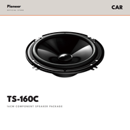 Pioneer Car Speaker | TS-160C | 16cm Component Speaker Package (300W Max) | 1 Year Malaysia Warranty