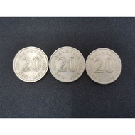 1967 1968 1969 20sen wang syiling lama Malaysia