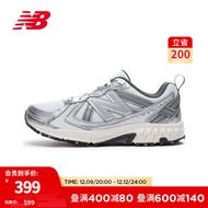 NEW BALANCE NB官方男鞋女鞋410系列休闲透气轻便运动老爹鞋 白色/银色 宽鞋楦2E MT410KM5 37(脚长22.5cm)