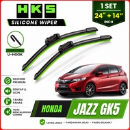 Honda Jazz GK/GK5 (2014-2020) HKS Silicone Wiper Original Japan Silent Wiper | Wiper Jazz GK5  (24'/