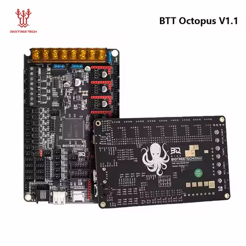 BIGTREETECH Octopus V1.1 BTT Motherboard 3D Printer Parts vs Spider V2.2 TMC5160 TMC2209 Ender 3 V2 