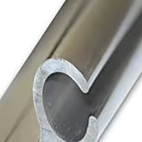 4m D/S Tape Mounting Track with Stoppers for RV Caravan Campervan Awning Rail C Channel Strip